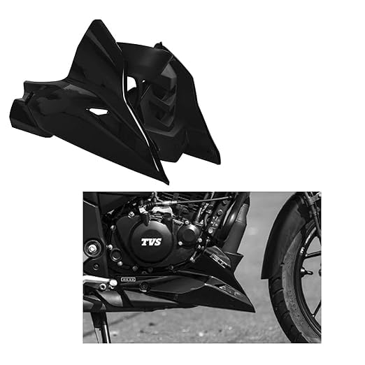 GadiBike Heavy Duty Engine Guard Black for TVS Apache RTR 160,BS6 (2v)