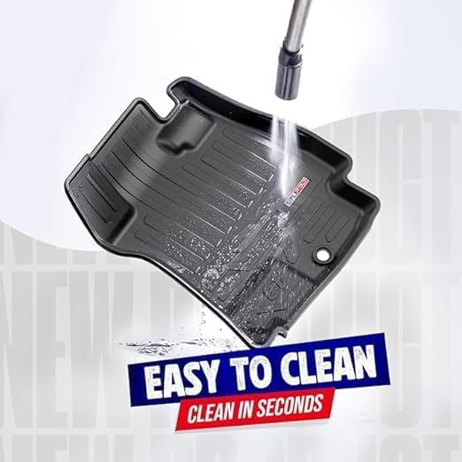Car Floor Mat for XUV 700 (2021 Onwards)(5 Seater) Custom Fit, Heavy Duty & Anti-Slip 3D TPE Floor Mat | Easy to Clean, All Weather Resistant, Waterproof & Dustproof Car Foot Mat for XUV 700