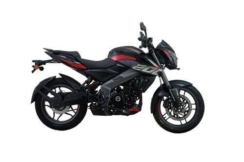 Bajaj Pulsar Ns 200 Ug Motorcycle/Motorbike - Glossy Ebony Black - Ex-Showroom