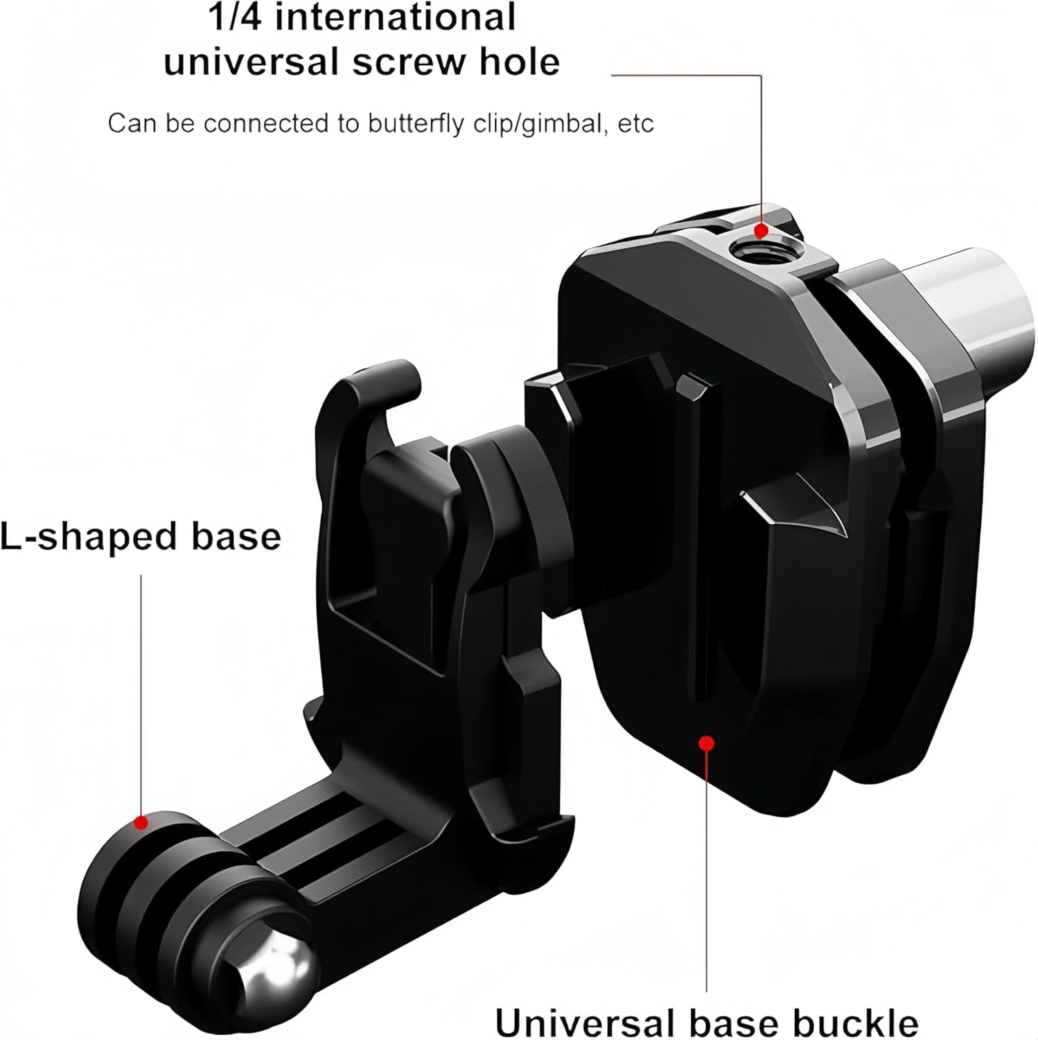 Motorcycle Bicycle Windshield Clip Mount for GoPro Hero13 12 11 10 9 8/ DJI Osmo Action 4 Pocket 3 2 1/ Insta360 X4 X3 ONE X2 Ace Pro and Other Action Cameras Motorcycle Windshield Mounting