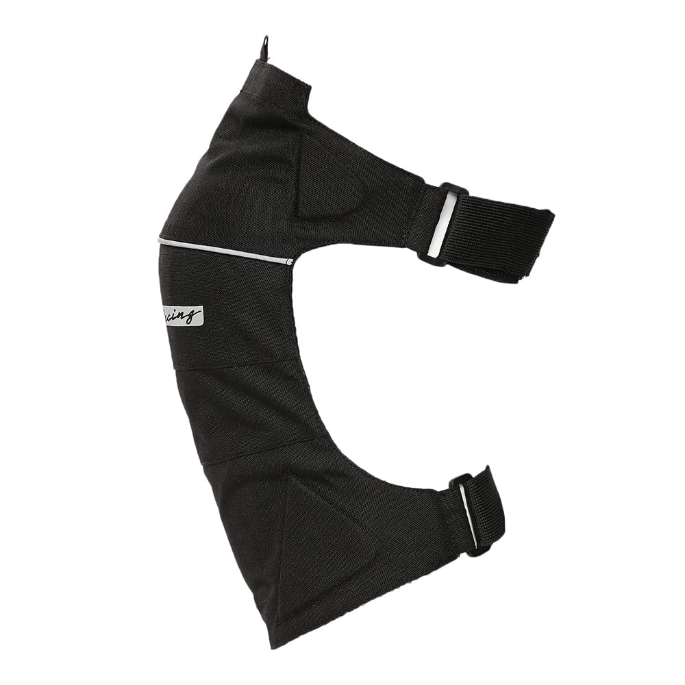 TVS Knee Guards for Bikers-CE Level 2 Certified Impact Resistance, Enhanced Visibility with Reflective Accents, Adjustable & Comfort Fit, 600D Polyester, Breathable for Long Rides