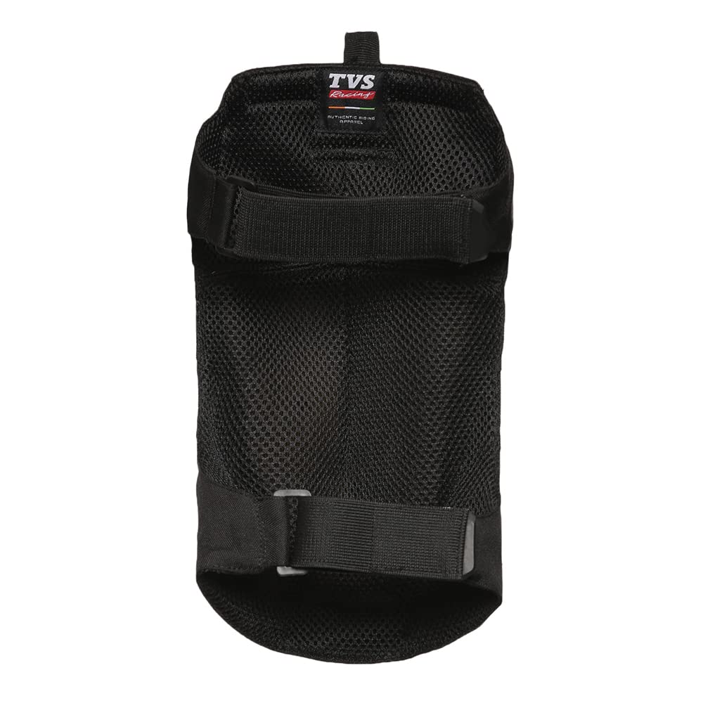 TVS Knee Guards for Bikers-CE Level 2 Certified Impact Resistance, Enhanced Visibility with Reflective Accents, Adjustable & Comfort Fit, 600D Polyester, Breathable for Long Rides